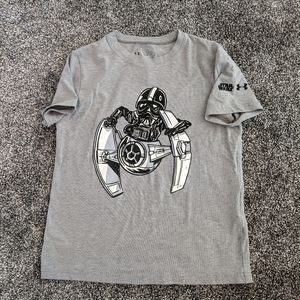 Boys under armour lightweight star wars tshirt 6/7